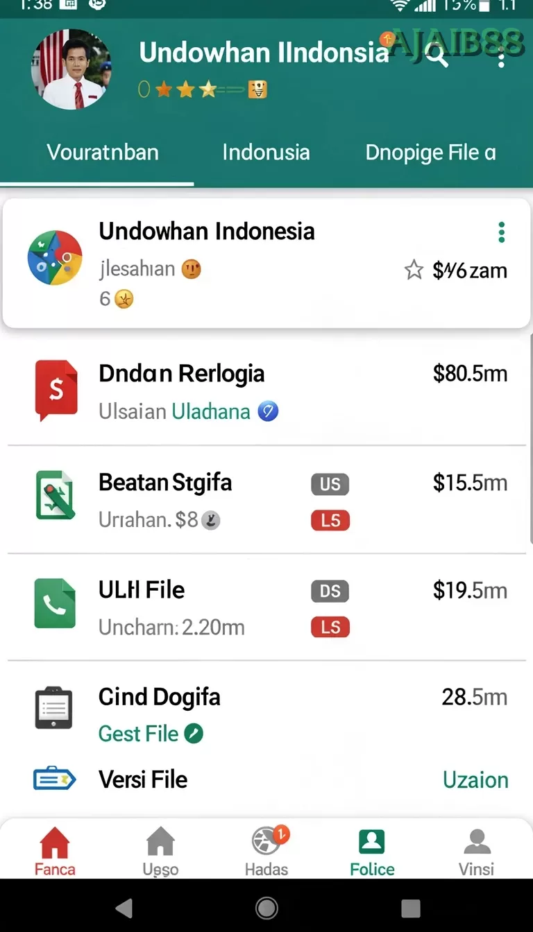 Cuplikan layar TOTO777 — pengaturan akun